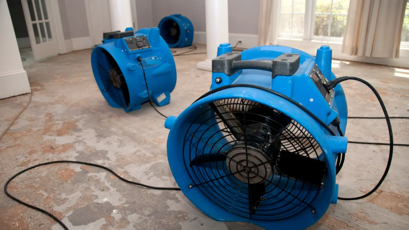 Water damage restoration by Lebanon Water Restoration near Zionsville, IN